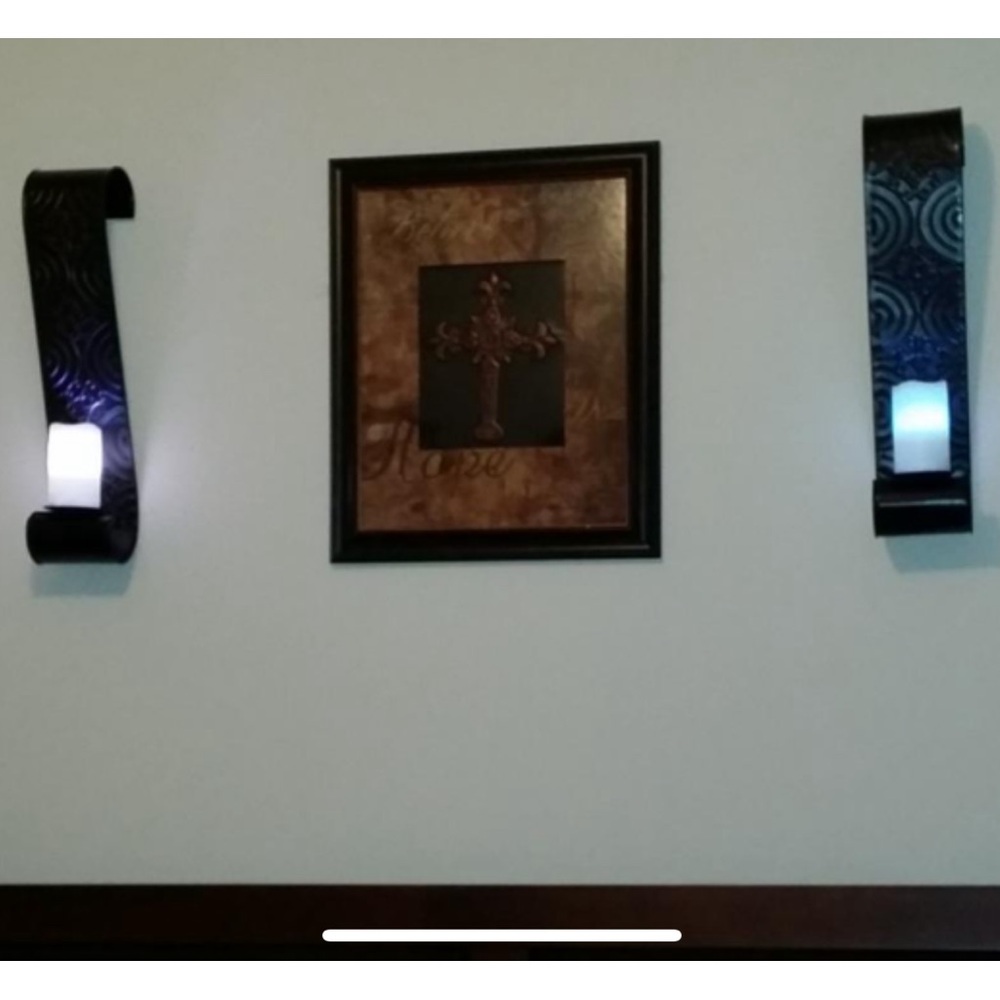 Set Wall candle holders decor